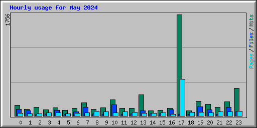 Hourly usage for May 2024